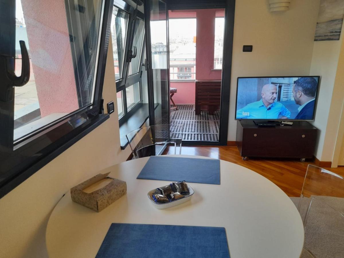 Apartamento Bilocale Vista Mare Con Terrazzo-Porto Antico- Parcheggio Scontato Génova Exterior foto